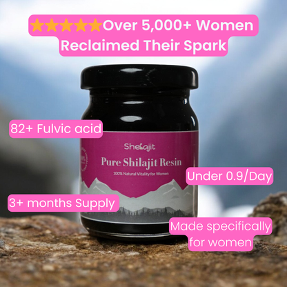 Shelajit For Women - Premium Shelajit for Energy & Vitality |Delicious Flavored Shilajit