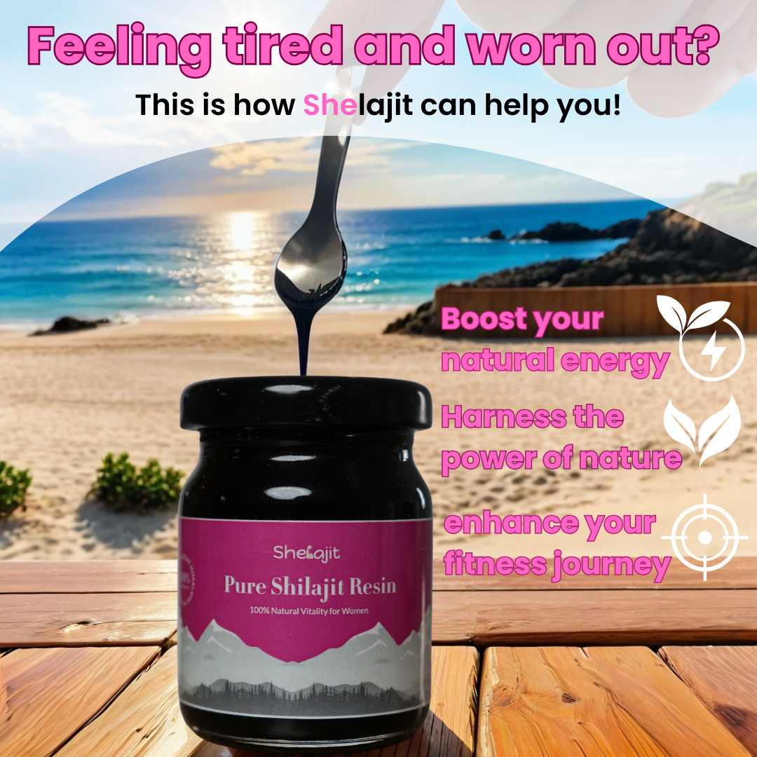 Shelajit For Women - Premium Shelajit for Energy & Vitality | Delicious Flavored Shilajit UP