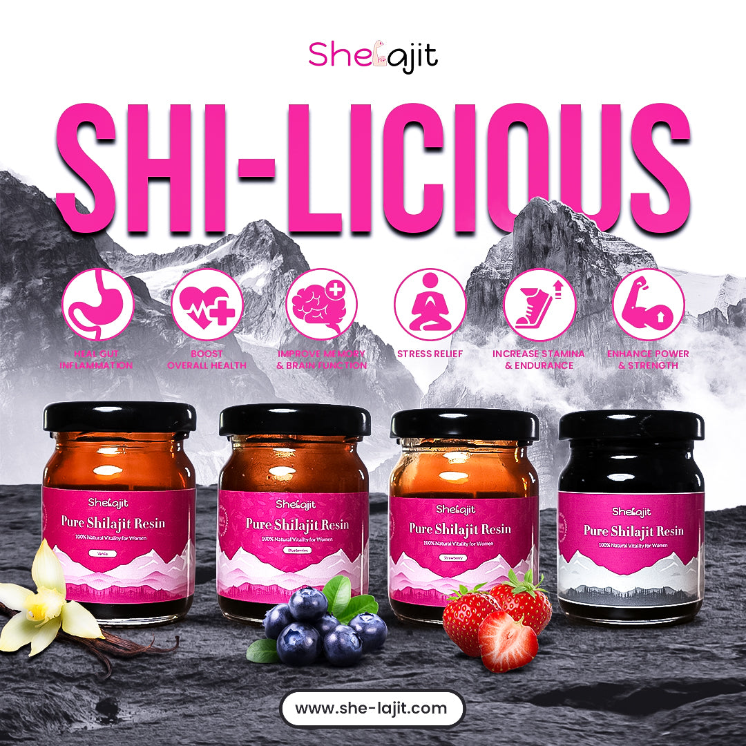 Shelajit For Women - Premium Shelajit for Energy & Vitality |Delicious Flavored Shilajit